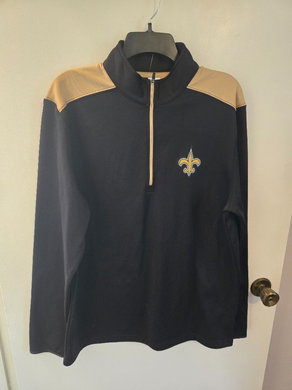 New Orleans NFL Pull Over Nylon Jacket